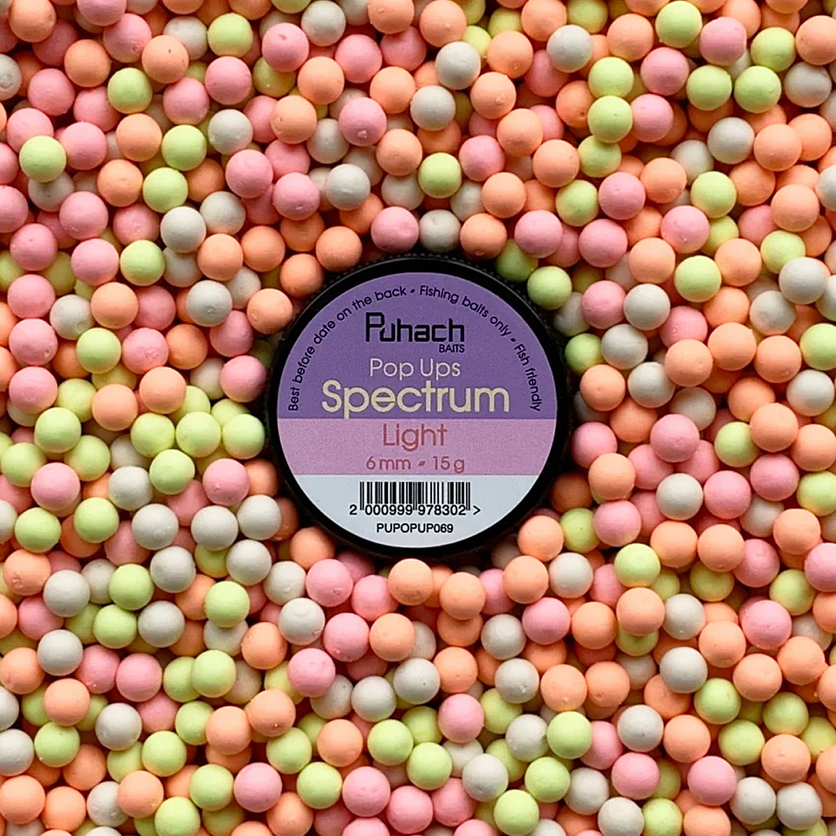 Бойлы Puhach Baits Pop Ups 6mm Multicolor Mulberry фото 49