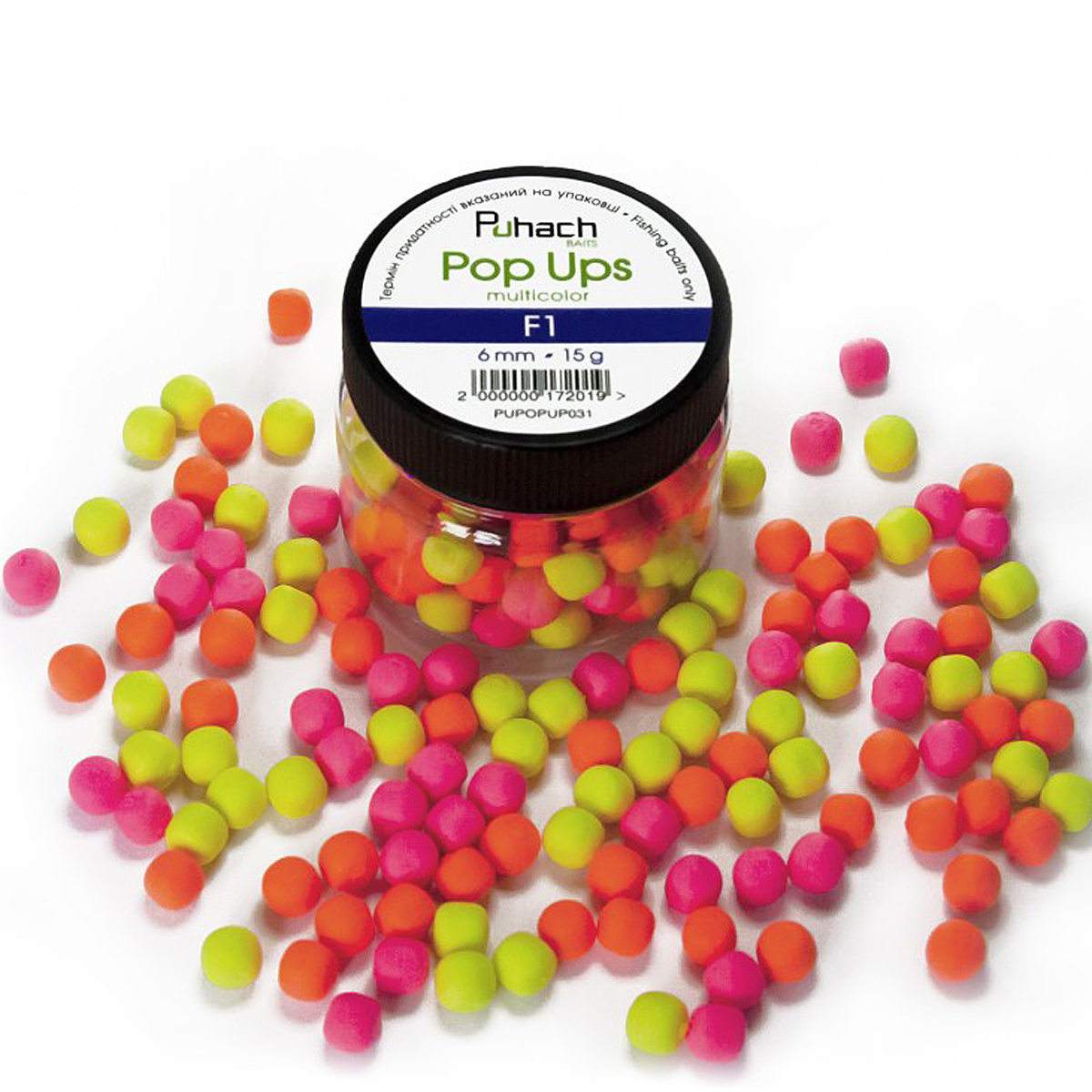 Бойли Puhach Baits Pop Ups 6mm Multicolor Plum фото 7