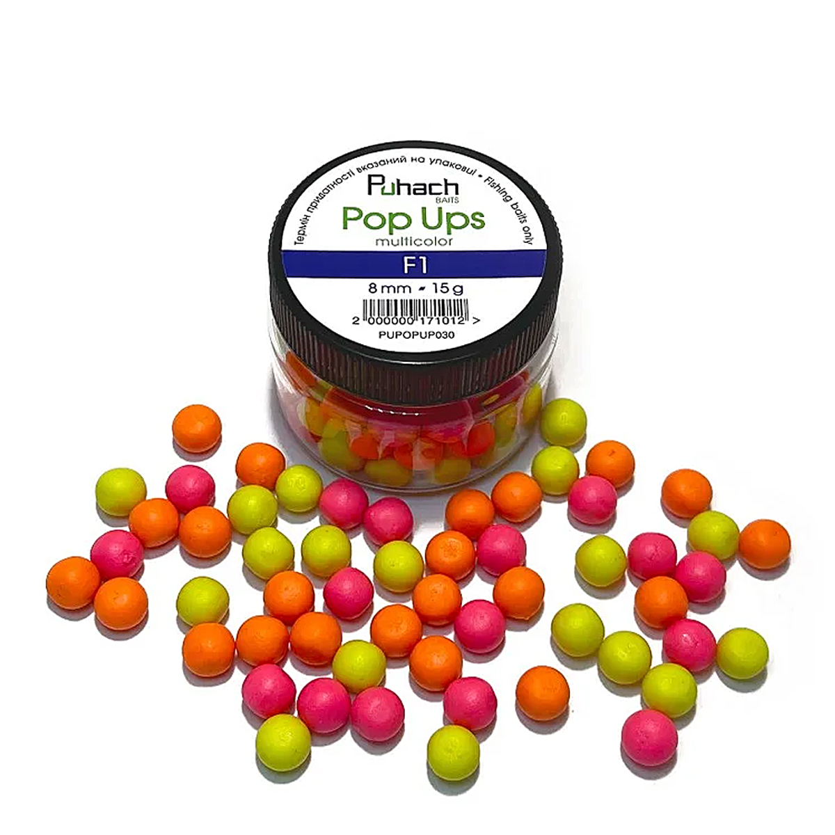 Бойли Puhach Baits Pop Ups 6mm Multicolor Plum фото 31