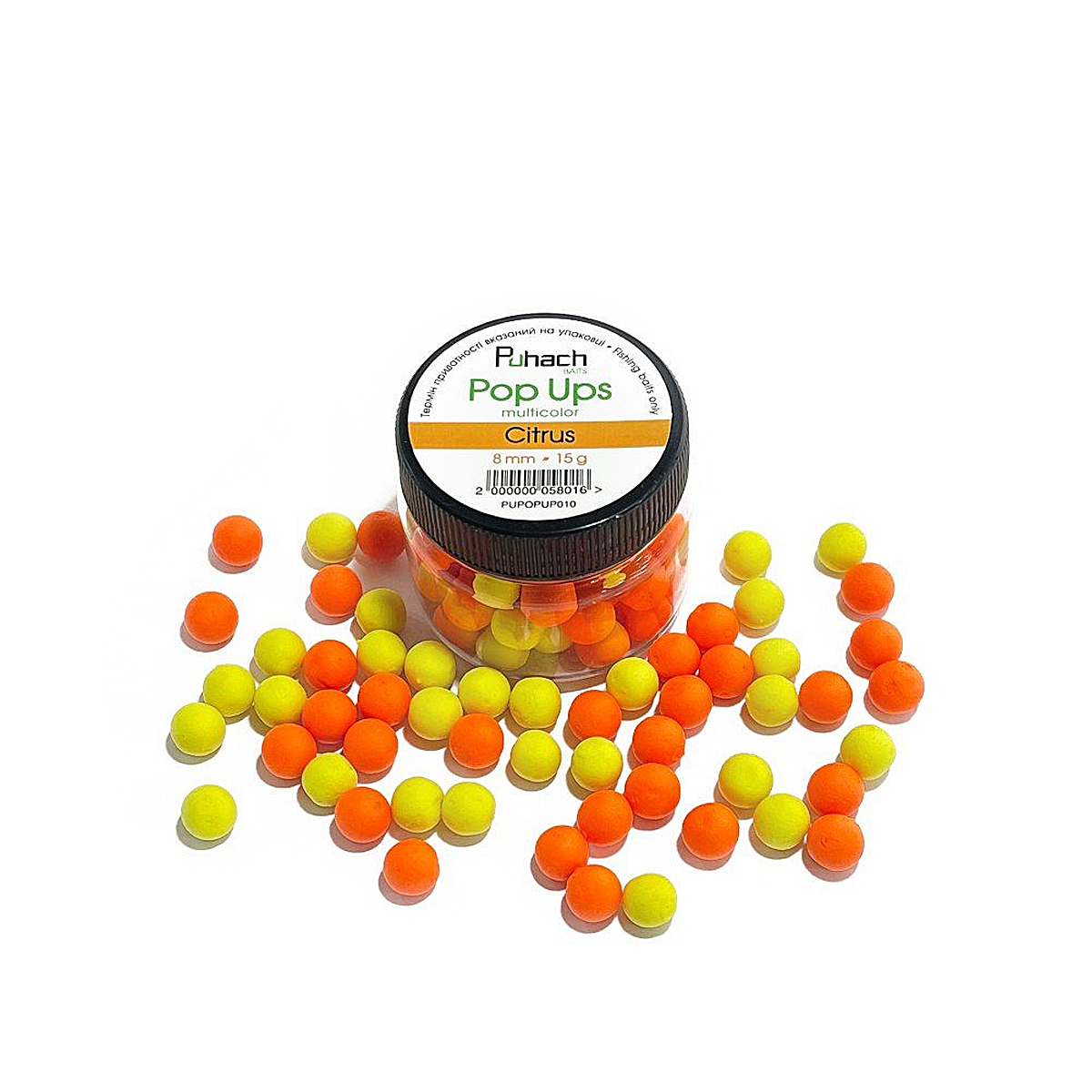 Бойли Puhach Baits Pop Ups 6mm Multicolor Plum фото 32