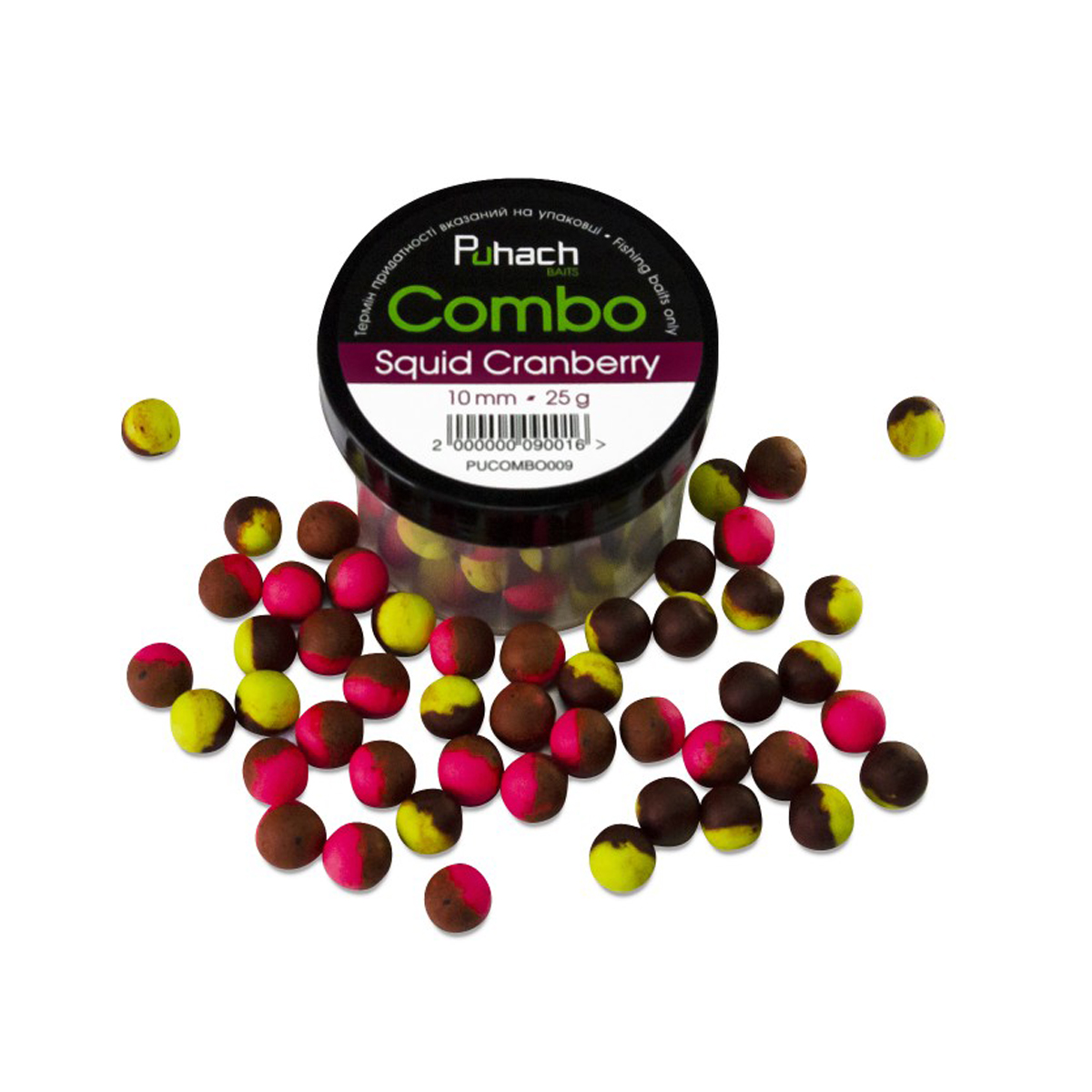 Бойли Puhach Combo 10mm 25g Squid Сranberry
