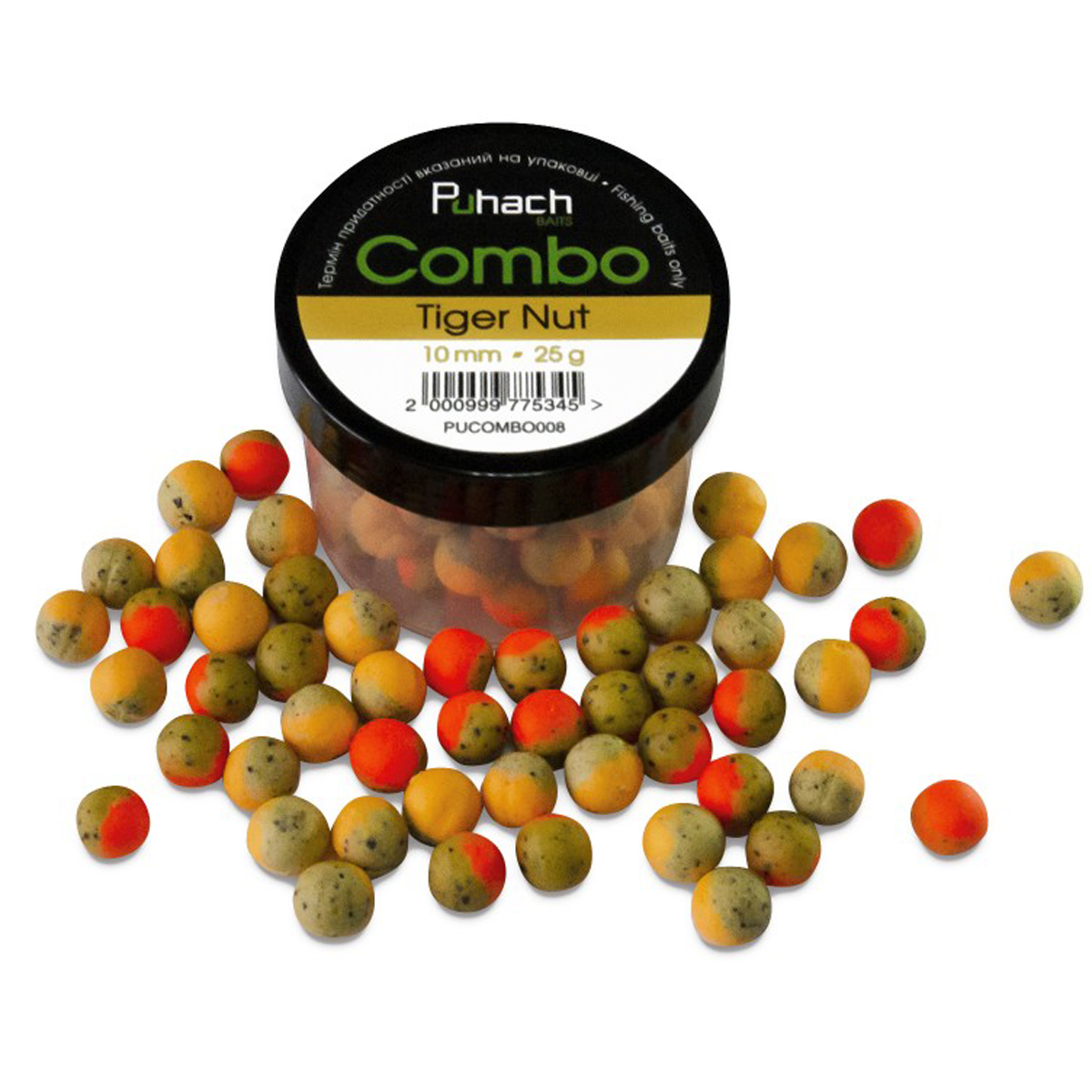 Бойли Puhach Combo 10mm 25g Tiger Nut