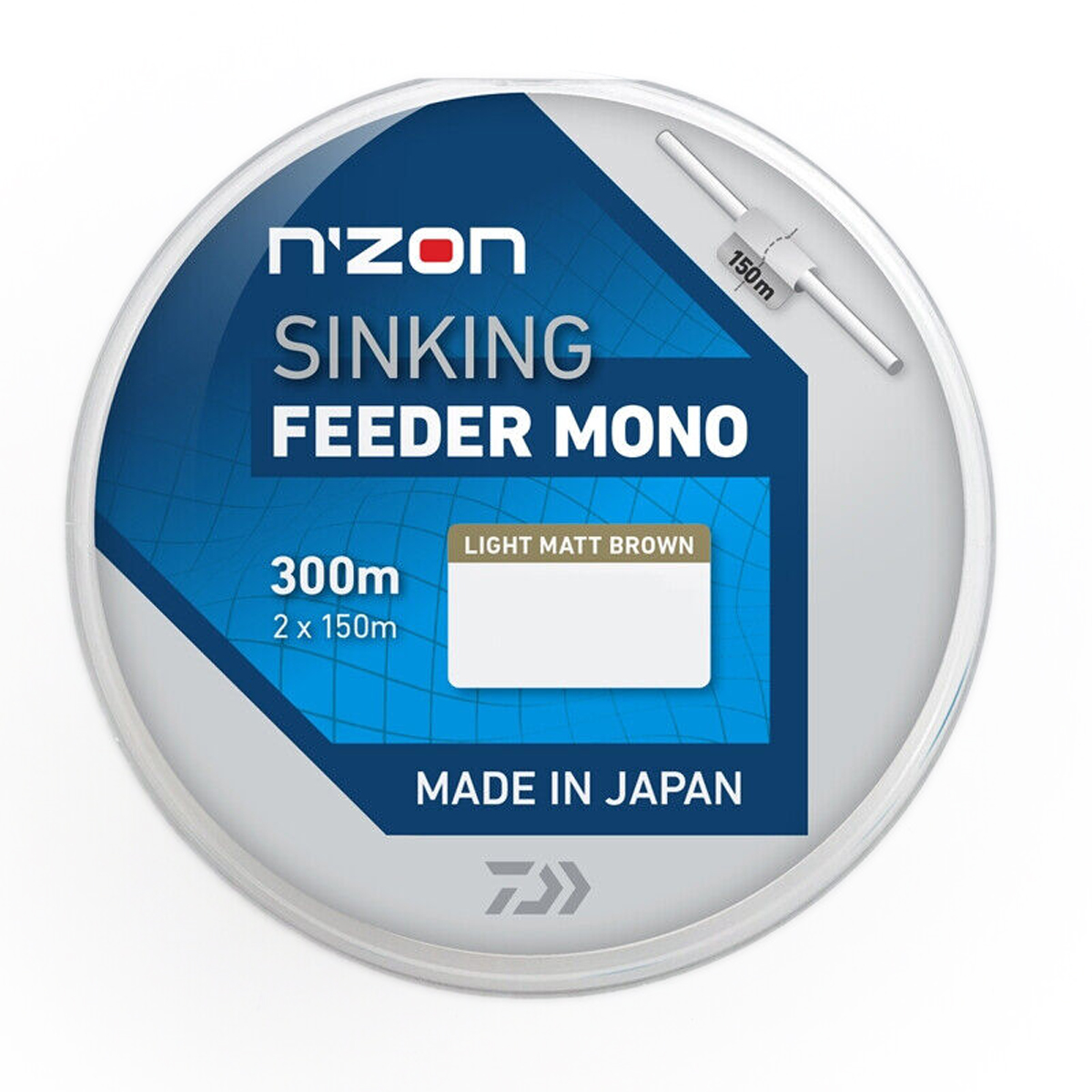 Жилка Daiwa N'Zon Sinking Feeder Mono Brown 300m 2.35kg 0.18mm