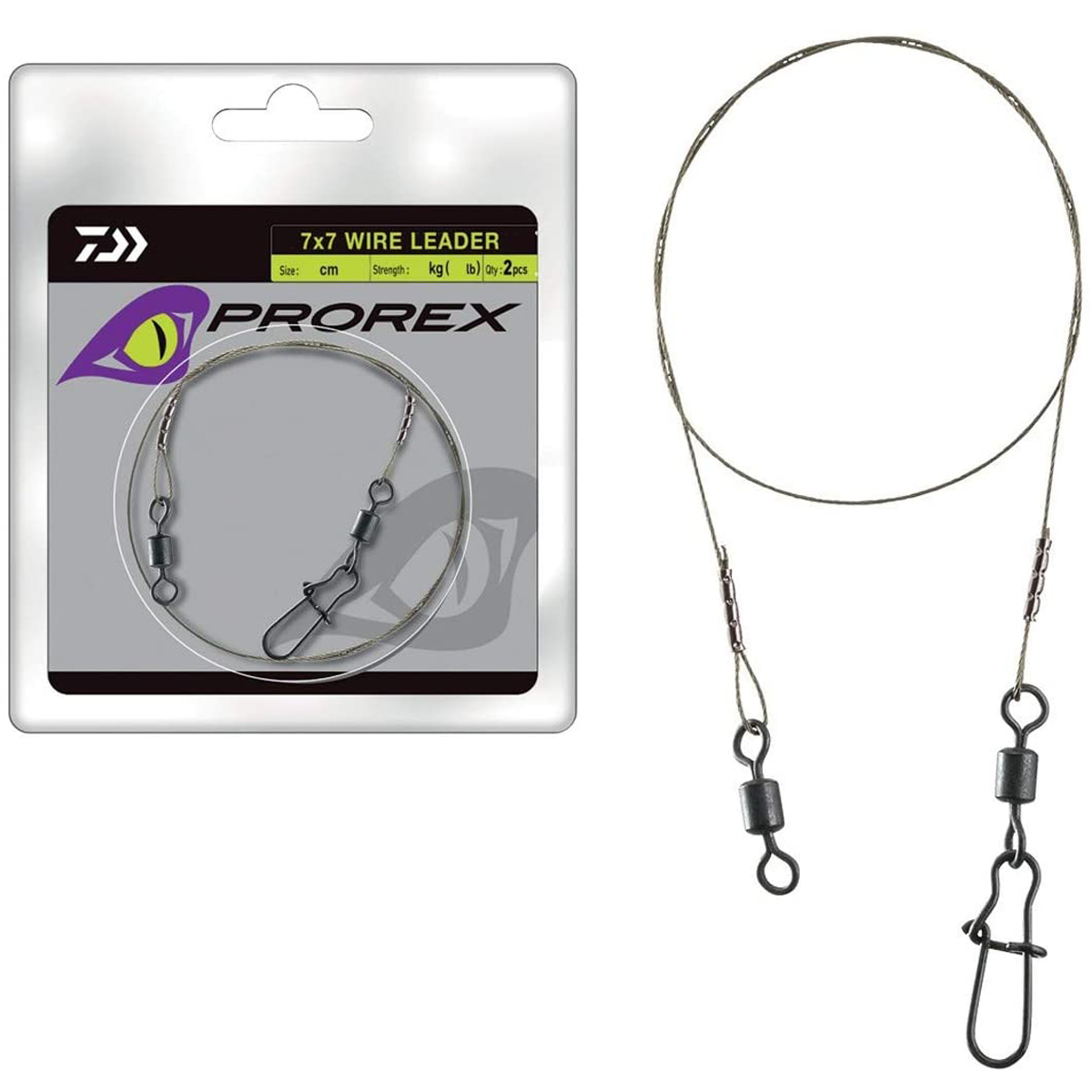 Поводок Daiwa Prorex 7x7 Wire Leader 30cm 10kg