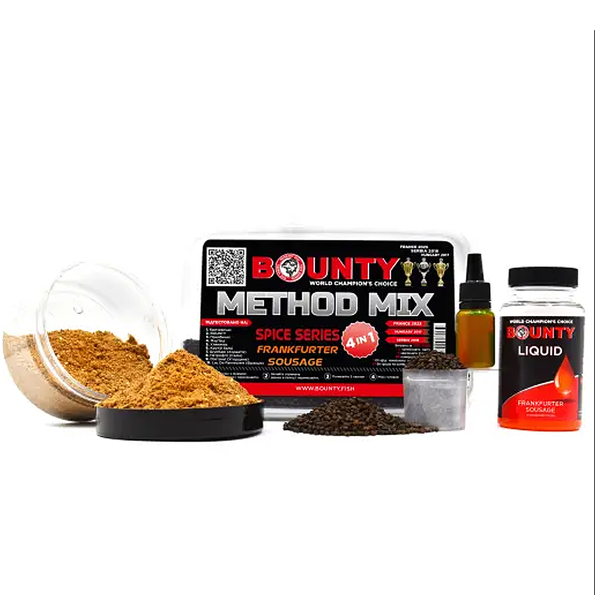 Прикормка Bounty Method Mix4in1 King Shrimp фото 15