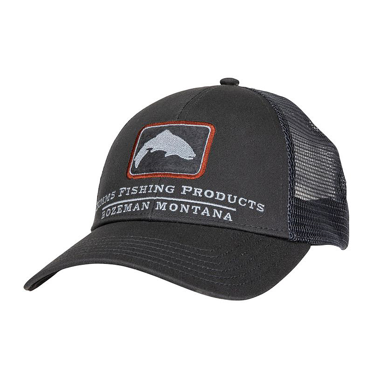Кепка Simms Trout Icon Trucker  Carbon фото 3