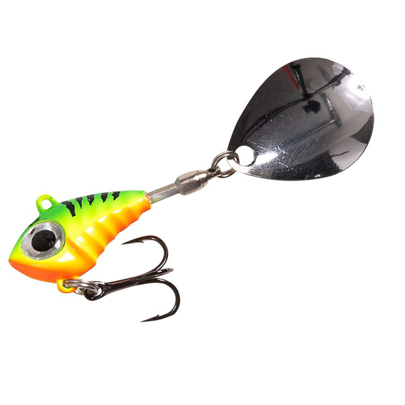 Тейл-спиннер Fladen Conrad Vibra Tail 10g #Firetiger/Silver