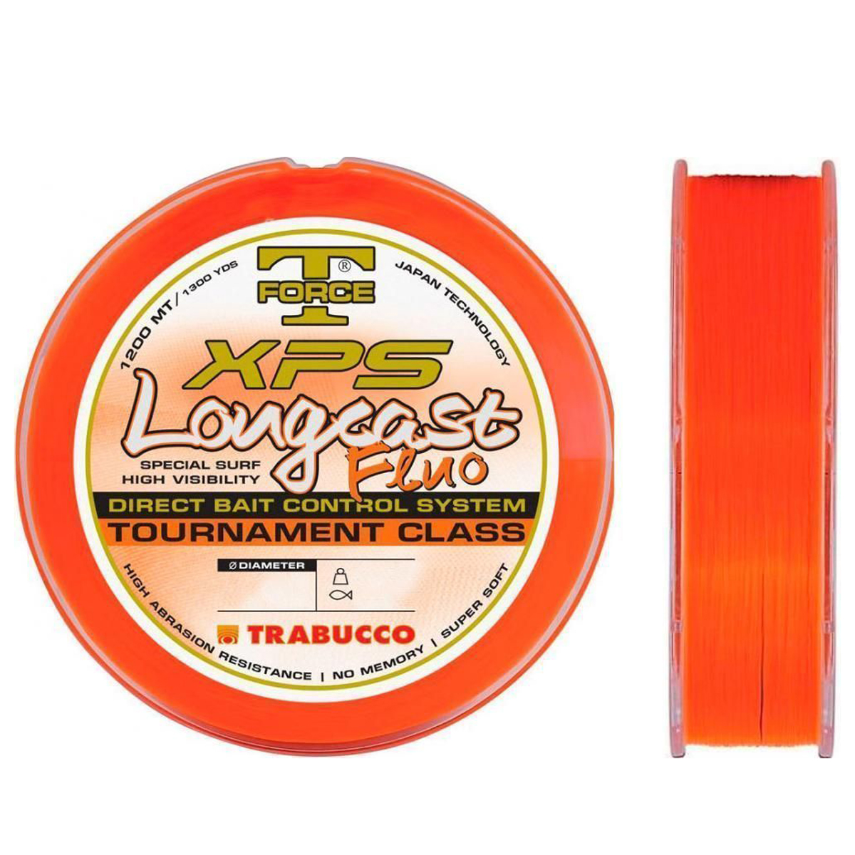 Жилка Trabucco T-Force XPS Long Cast Fluo 1200m 0.251mm 8.35kg
