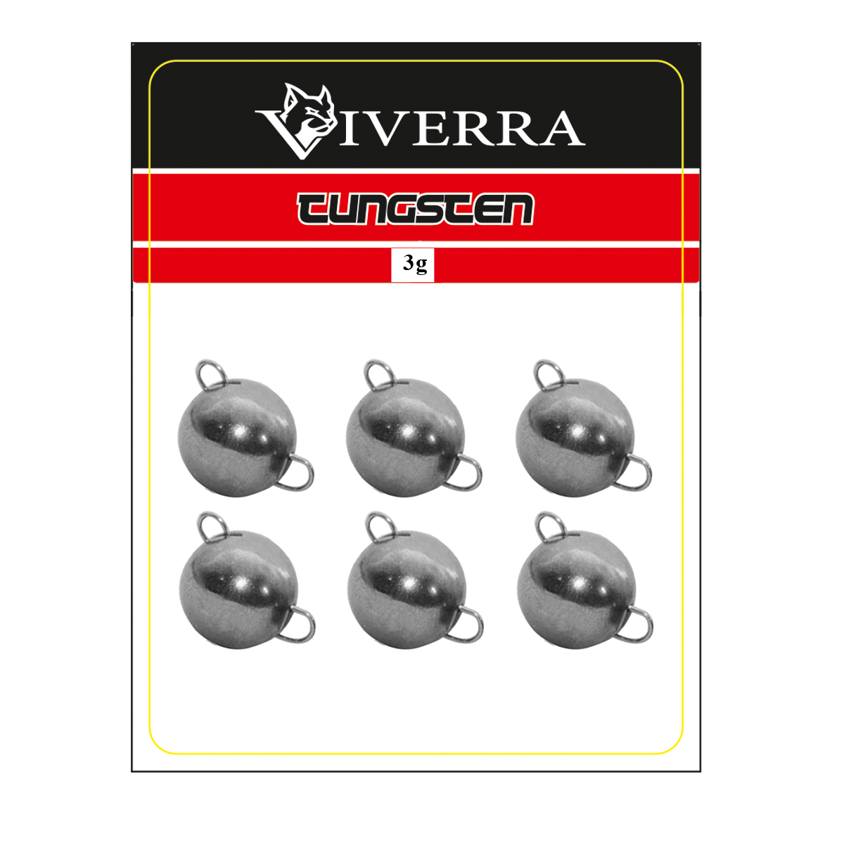 Розбірна вольфрамова чебурашка Viverra 3g Natural (6шт)