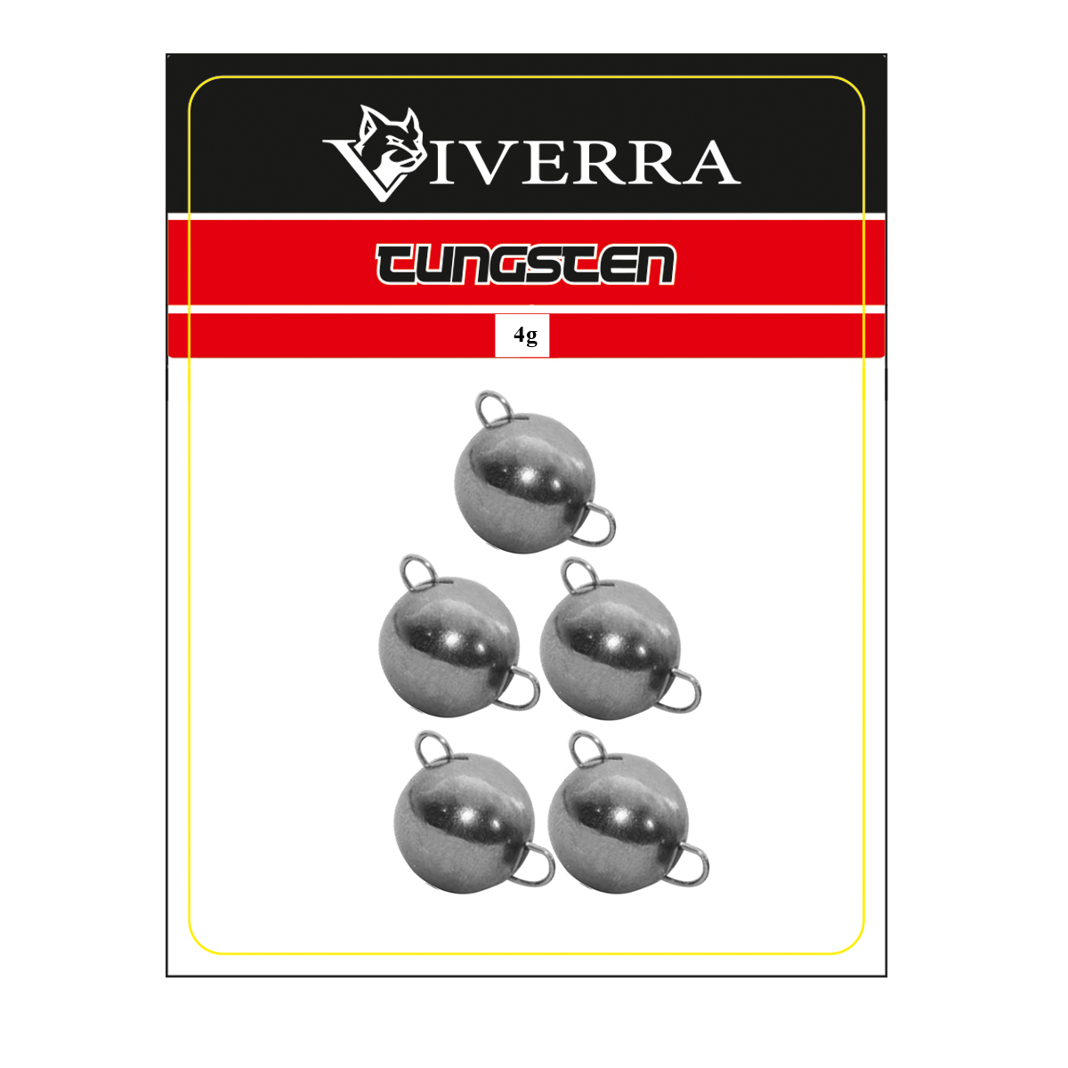 Розбірна вольфрамова чебурашка Viverra 4g Natural (5шт)