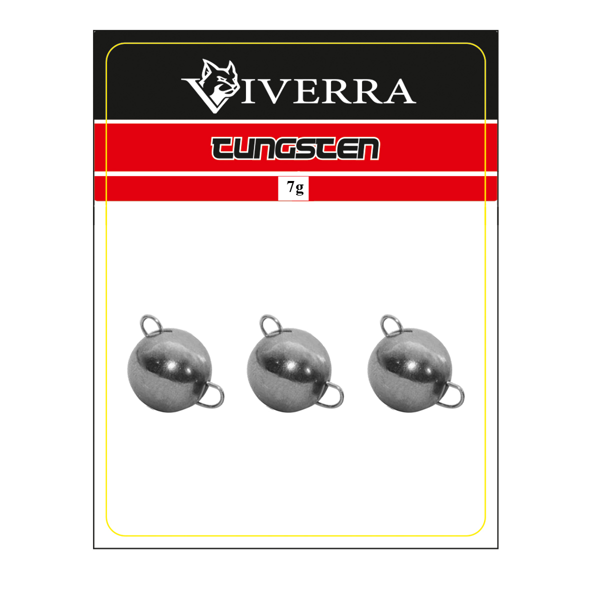 Розбірна вольфрамова чебурашка Viverra 7g Natural (3шт)