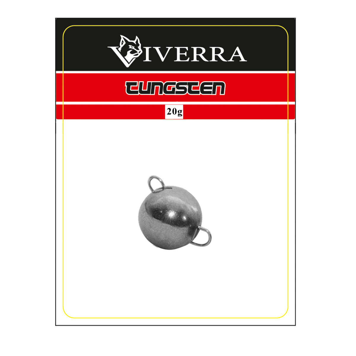 Розбірна вольфрамова чебурашка Viverra 20g Natural (1шт)