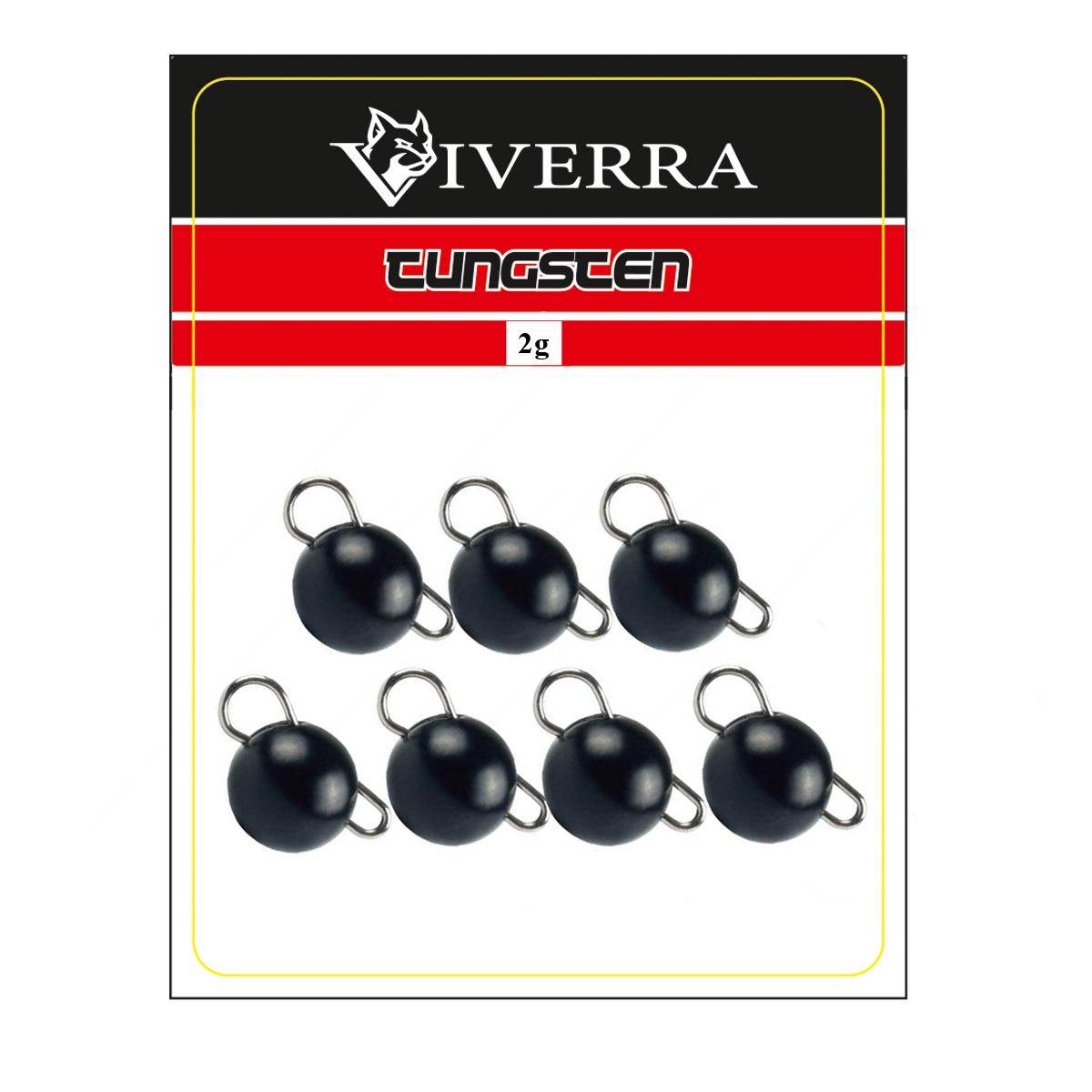 Розбірна вольфрамова чебурашка Viverra 2g Black (7шт)