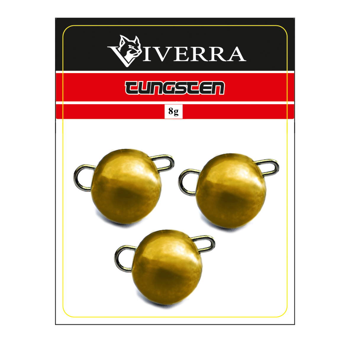 Розбірна вольфрамова чебурашка Viverra 8g Gold (3шт)