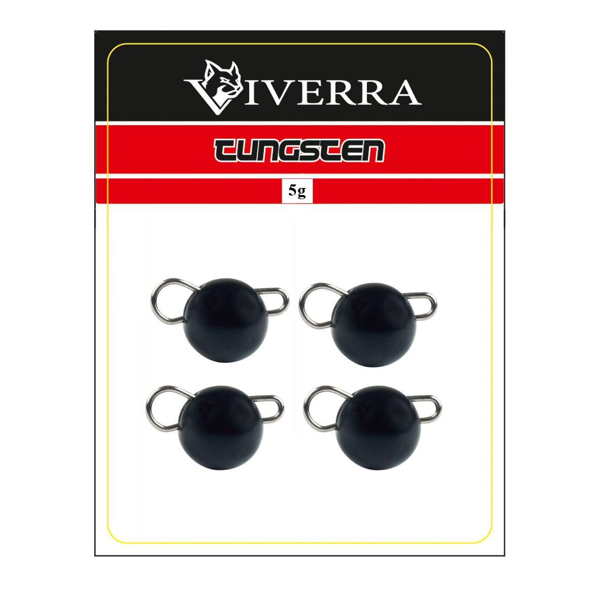 Розбірна вольфрамова чебурашка Viverra 5g Matte Black (4шт)