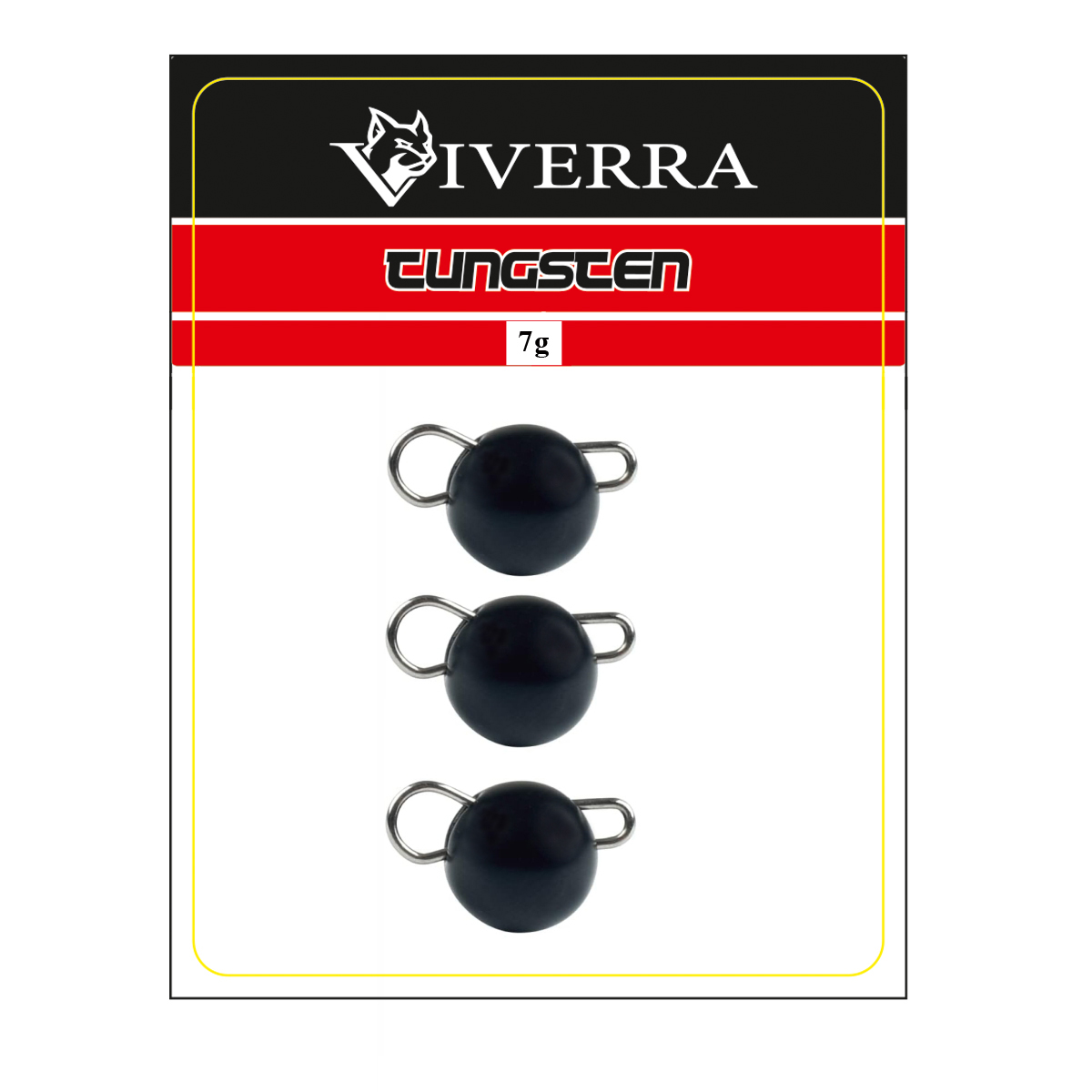 Розбірна вольфрамова чебурашка Viverra 7g Matte Black (3шт)