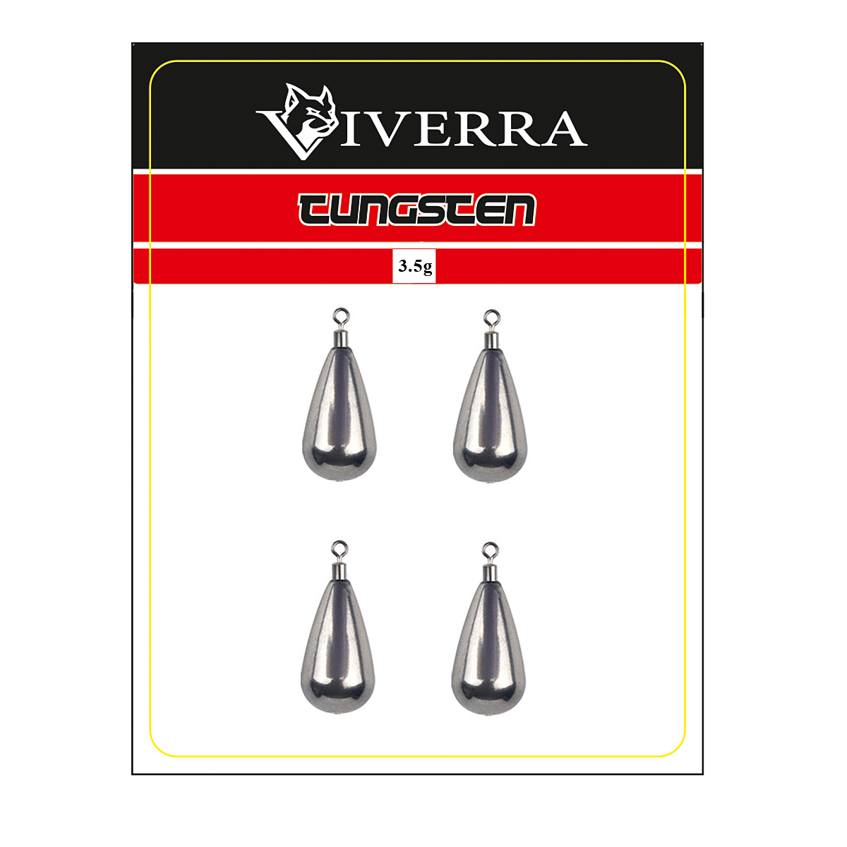 Груз джиг ріг вольфрам Viverra 3,5g Natural (4шт)