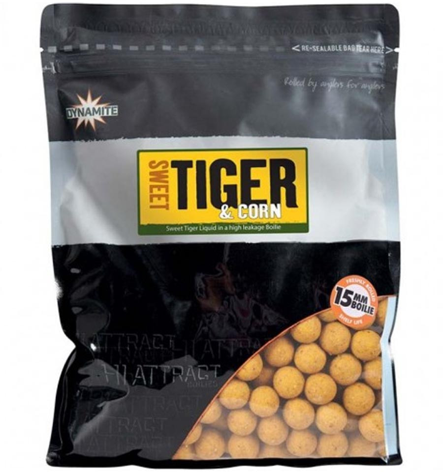 Бойлы Dynamite Baits Sweet Tiger & Corn 15mm 1kg