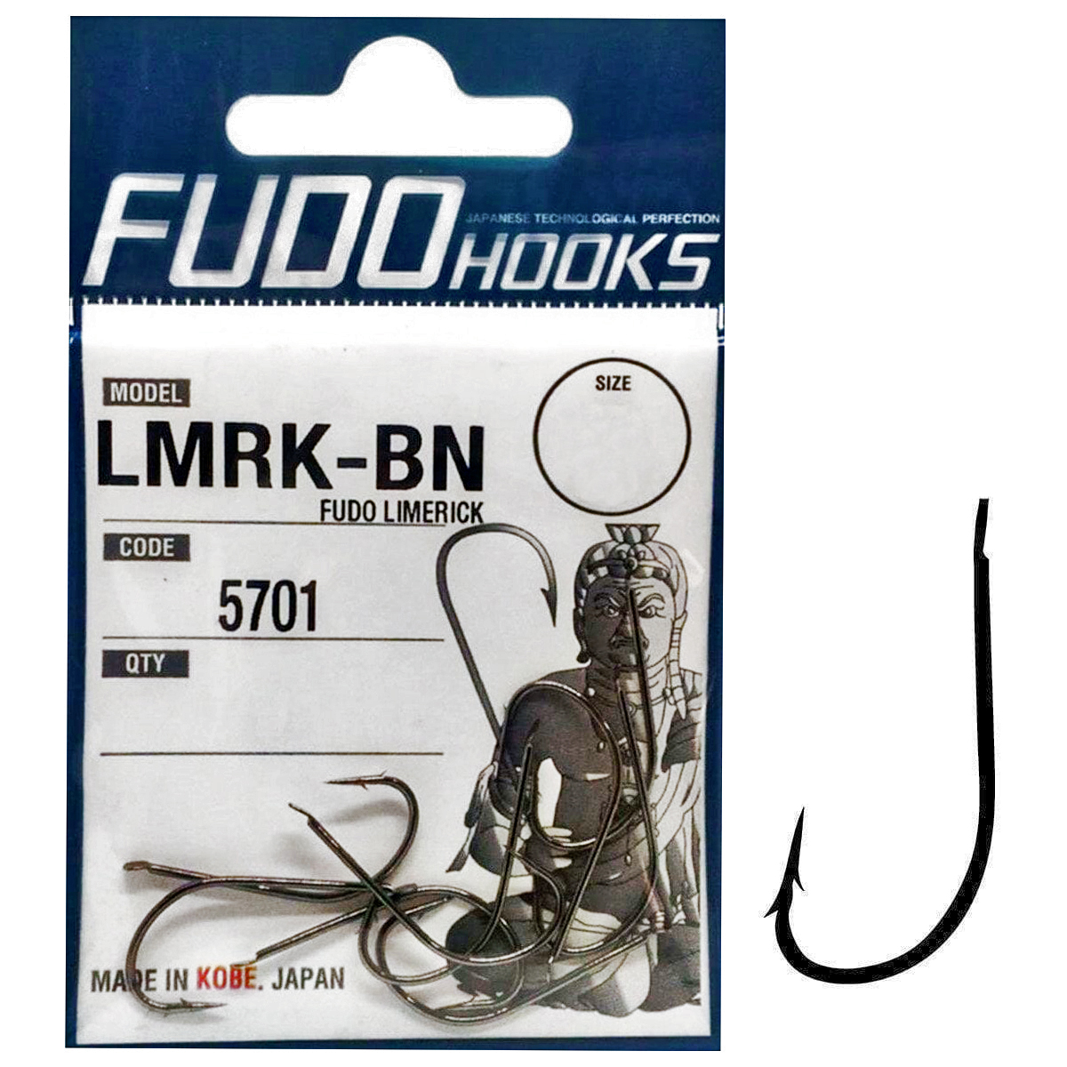 Гачки Fudo Limerick Black 6 (10 шт.)