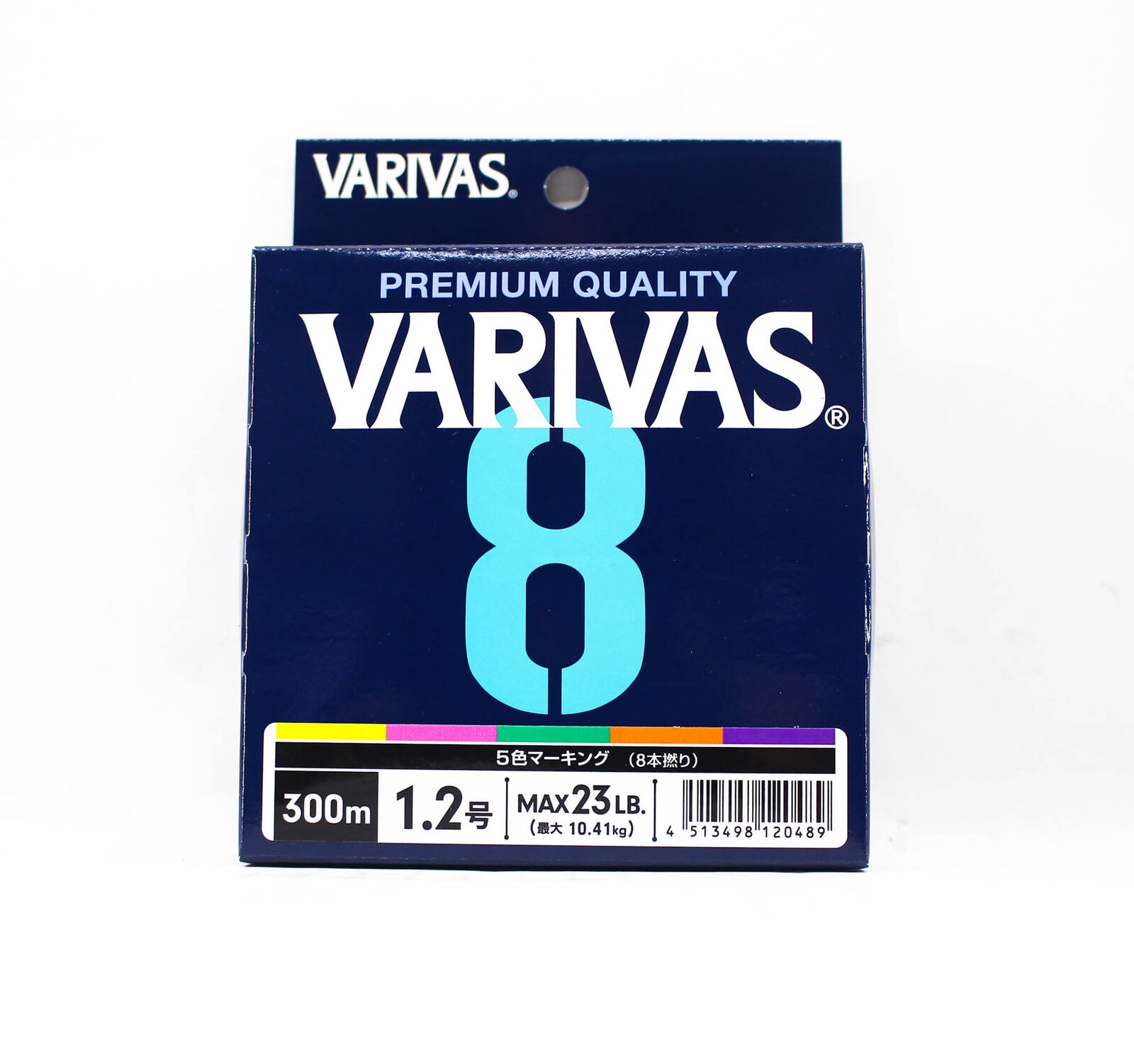 Шнур Varivas PE Line X8 Multicolor 300m 16.76kg 0.235mm #2.0