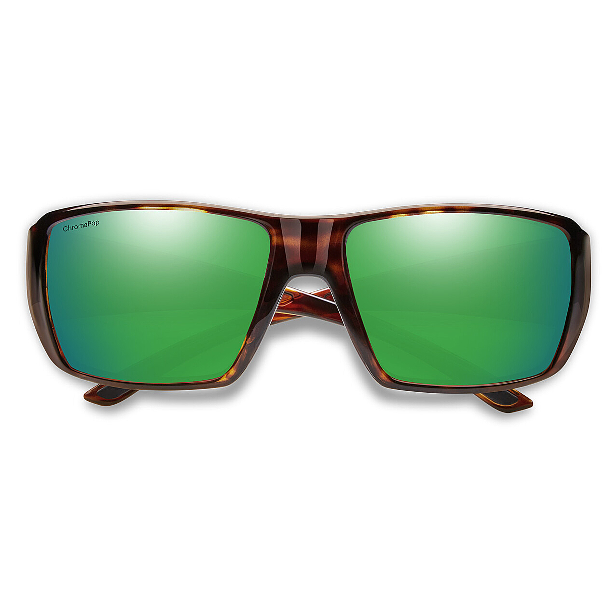 Очки солнцезащитные Smith Optics Guide's Choice Tortoise Polar Green Mirror фото 3