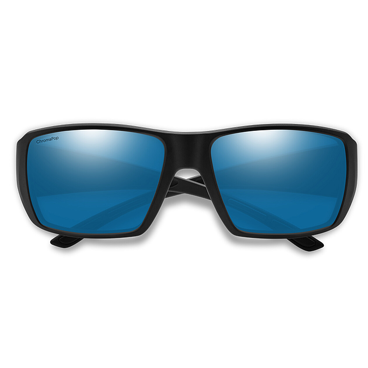 Очки солнцезащитные Smith Optics Guide's Choice XL Matte Black Polar Blue Mirror фото 3