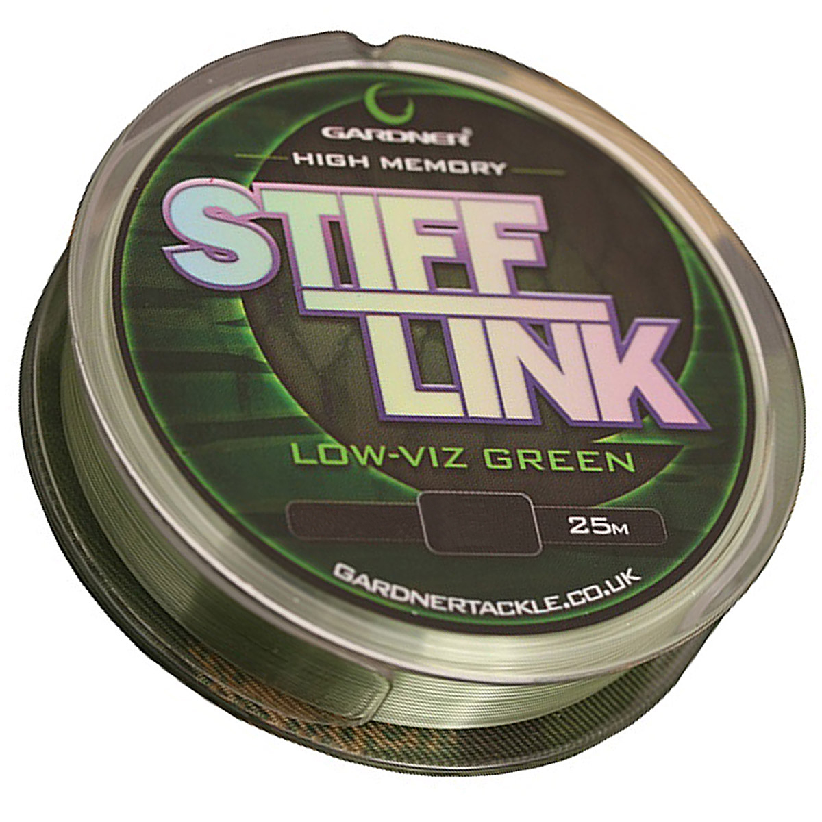 Поводочный материал Gardner Stiff-Link 0.47mm 15lb 6.8kg Low viz зеленый