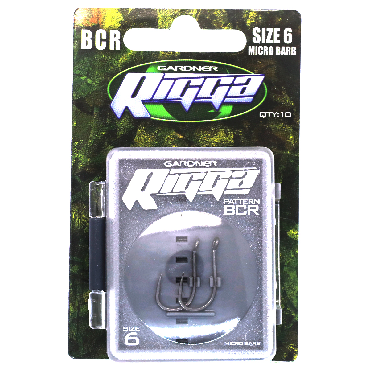 Гачки Gardner Rigga Bcr Hooks Barbed №8 фото 2