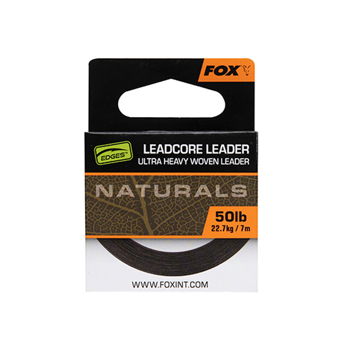 Лідкор Fox EDGES Naturals Leadcore 7m 22.7kg/50lb