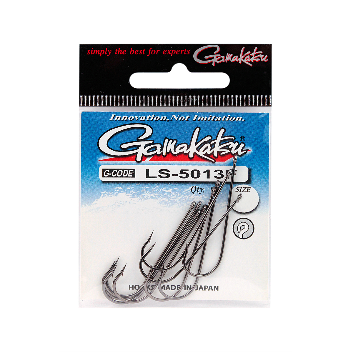 Гачки одинарні Gamakatsu LS-5013F Black №3/0 10pc