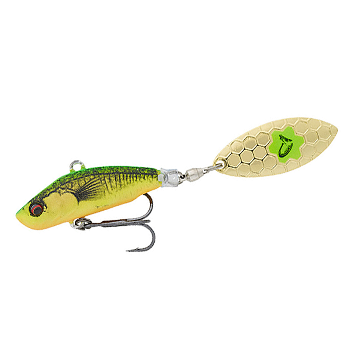 Тейл-спінер Savage Gear 3D Sticklebait Tailspin 65mm 9g #Firetiger