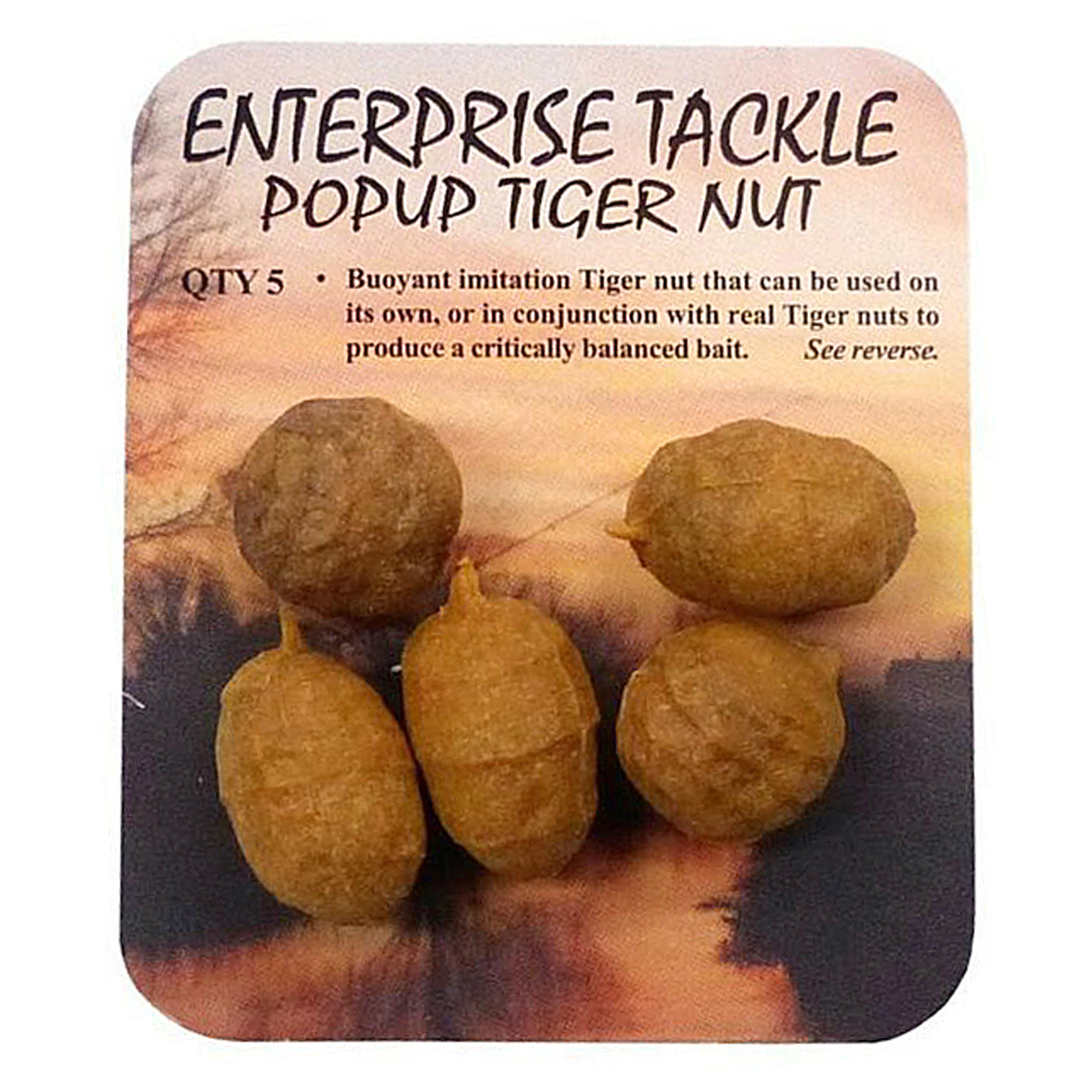 Искусственный тигровый орех Enterprise Tackle Pop Up Mini Tiger Nuts 5pc