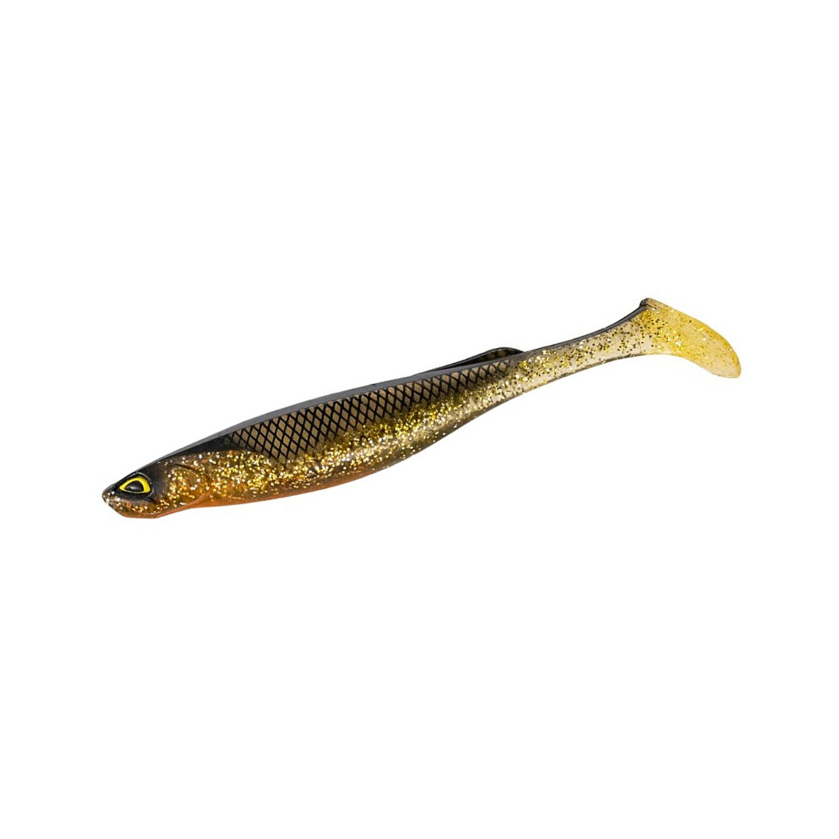 Силикон FishUp RAM Shad 8" 1pc #358 Golden Shiner