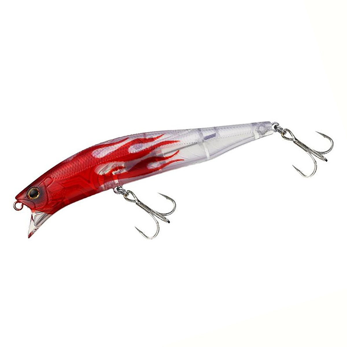 Воблер Daiwa Morethan Crosswake R 90F 90mm 13.7g #Keimura Fire Clear Pearl