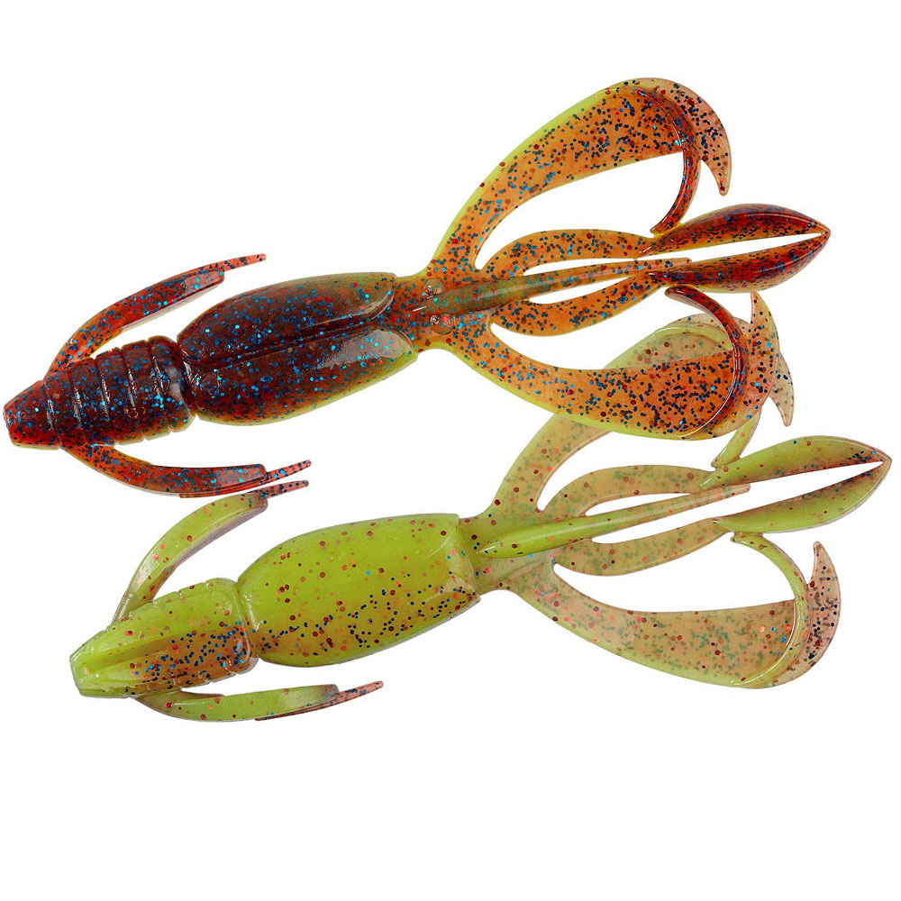 Силікон Keitech Crazy Flapper 4.4" ea#18 Mystic Lime Chart фото 10