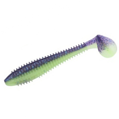 Силикон Keitech Swing Impact FAT 3.8'' ea#20 Violet Chart Red fl фото 10