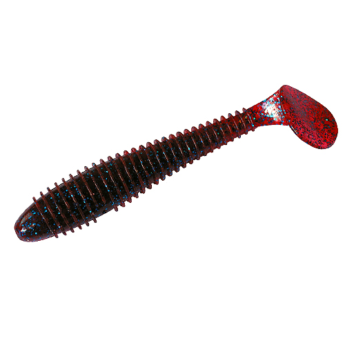 Силикон Keitech Swing Impact FAT 3.8'' ea#20 Violet Chart Red fl фото 24