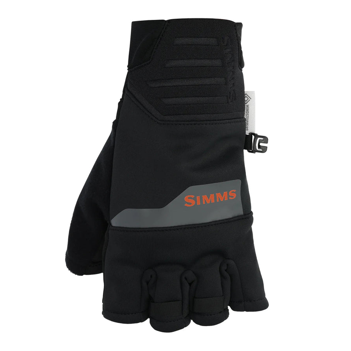 Рукавички Simms Windstopper Half Finger Glove Black XS фото 2