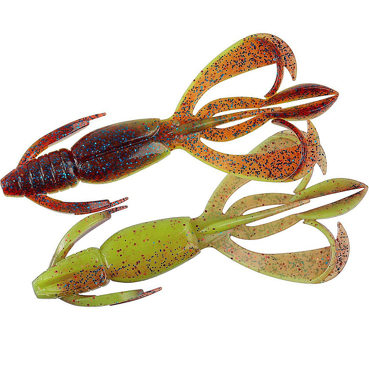 Силикон Keitech Crazy Flapper 2.4" ea#15 Grape Chart Red flk