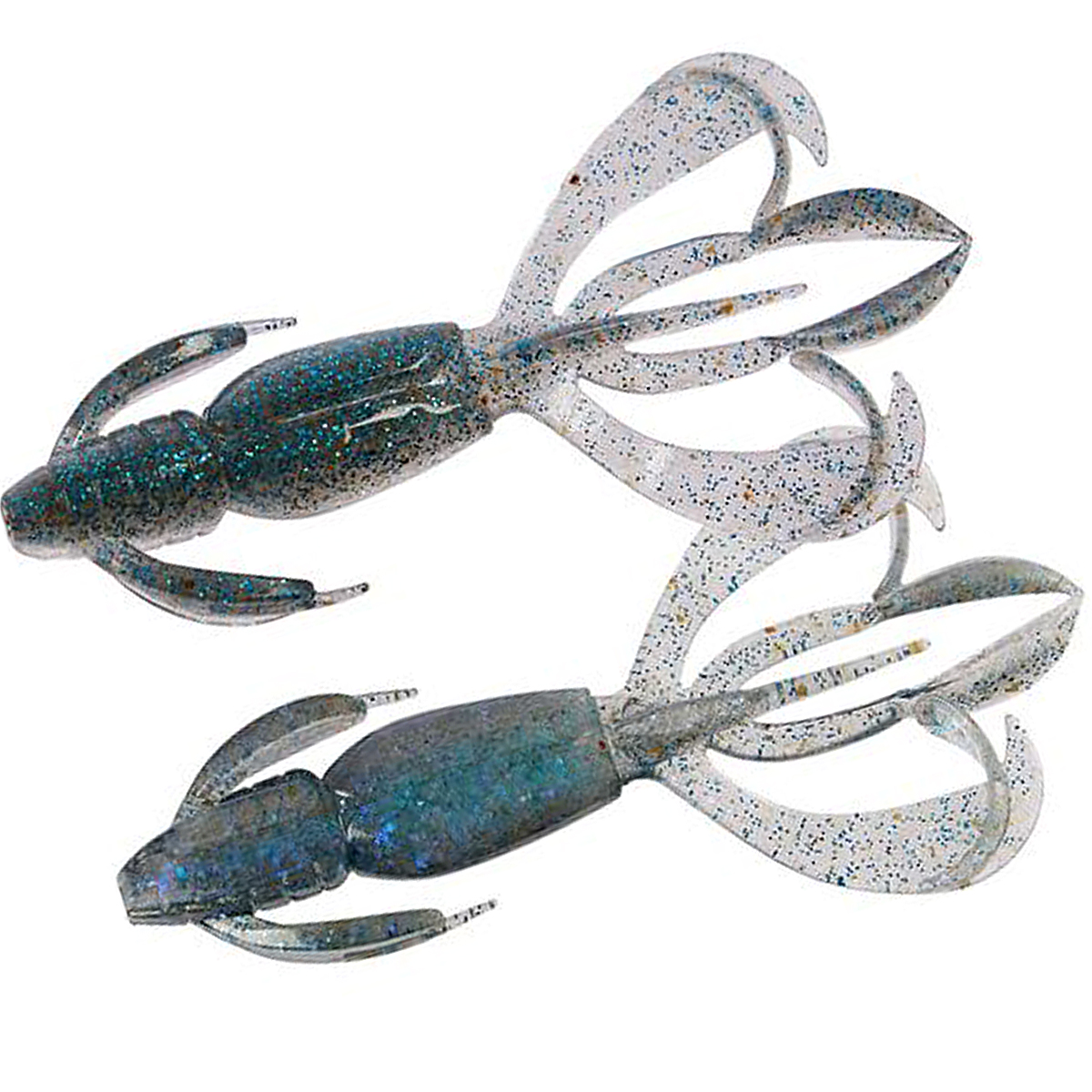 Силикон Keitech Crazy Flapper 2.4" ea#22 Electric Silver Shiner