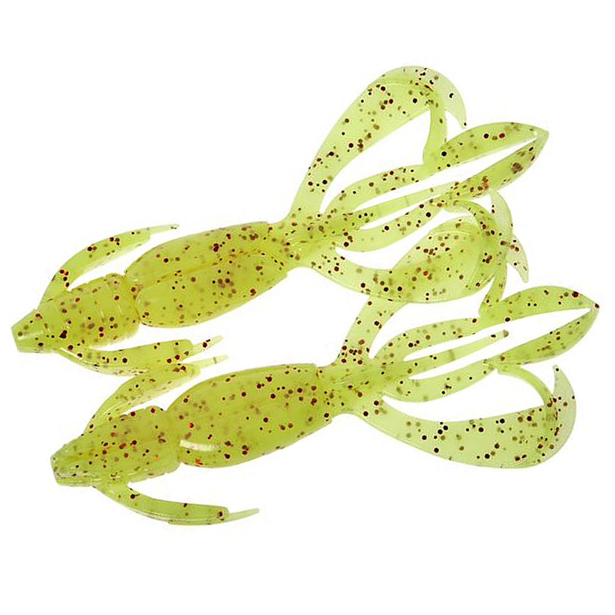 Силикон Keitech Crazy Flapper 2.4" pal#01 Chartreuse Red flk