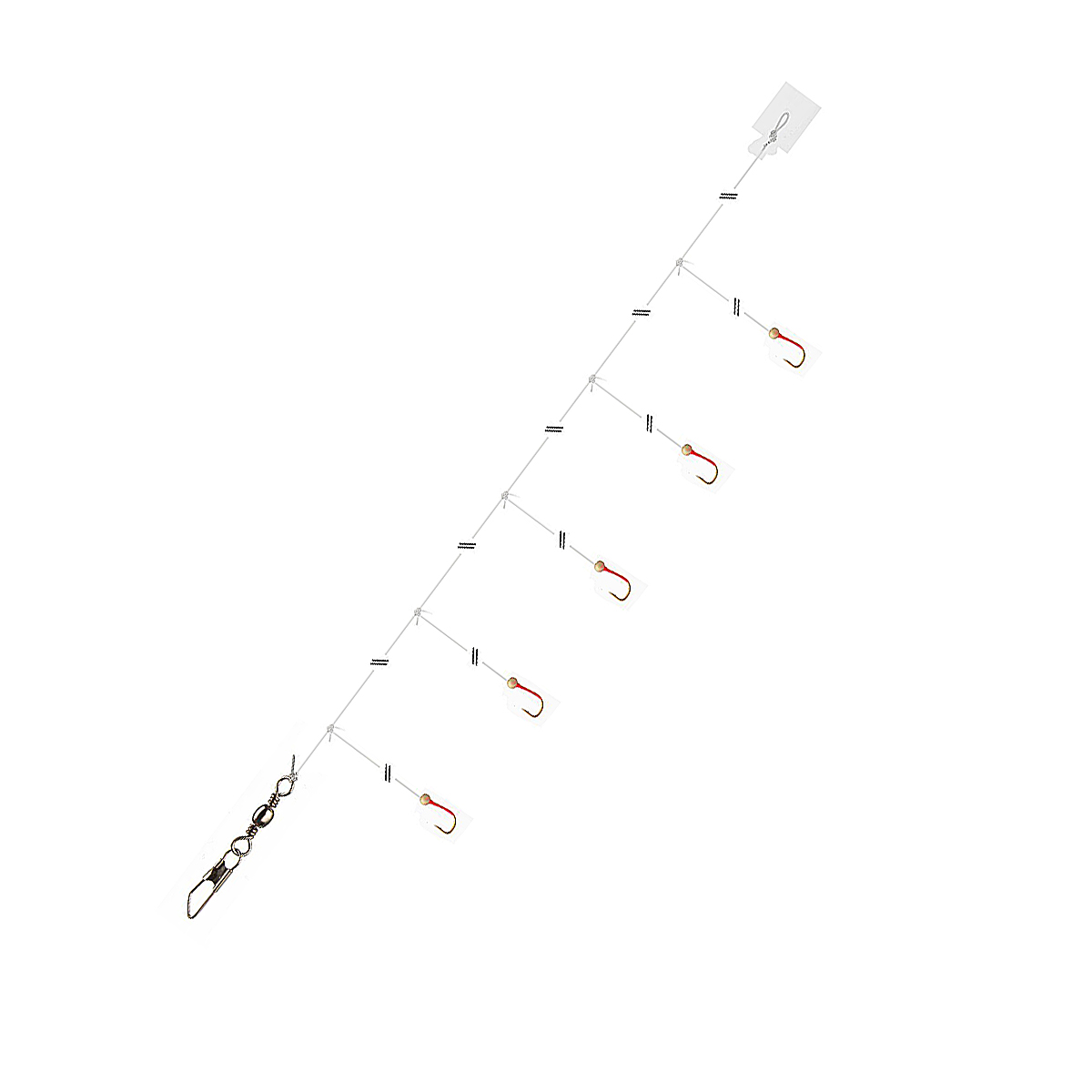 Монтаж Daiwa Grand Wave Hering Rig Micro 135cm 0.2/0.26mm #14