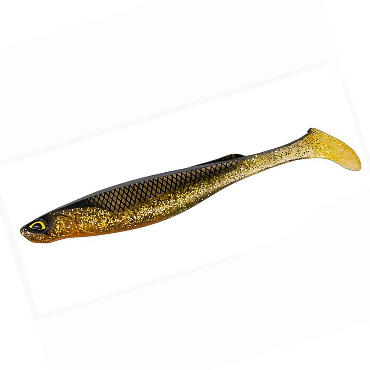 Силикон FishUp RAM Shad 9" 1pc #358 Golden Shiner