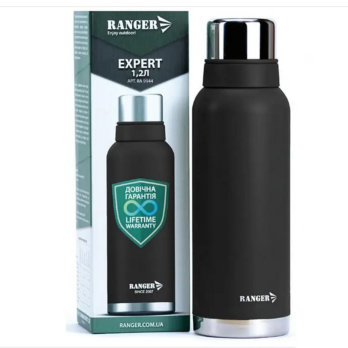 Термос Expert Black 1.2L