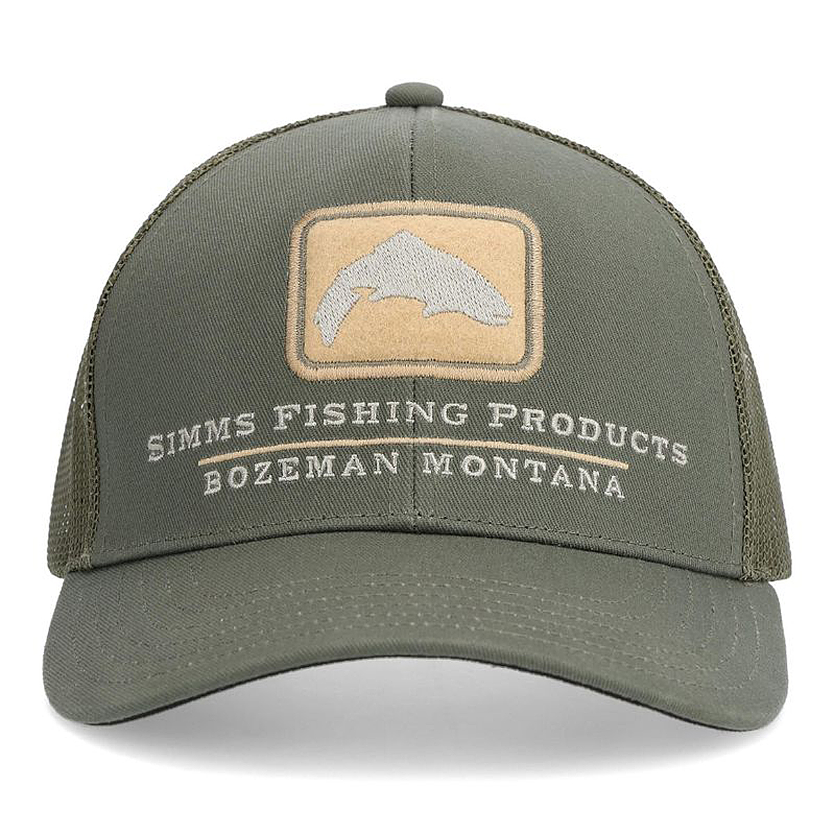 Кепка Simms Double Haul Icon Trucker Smokey Olive фото 2