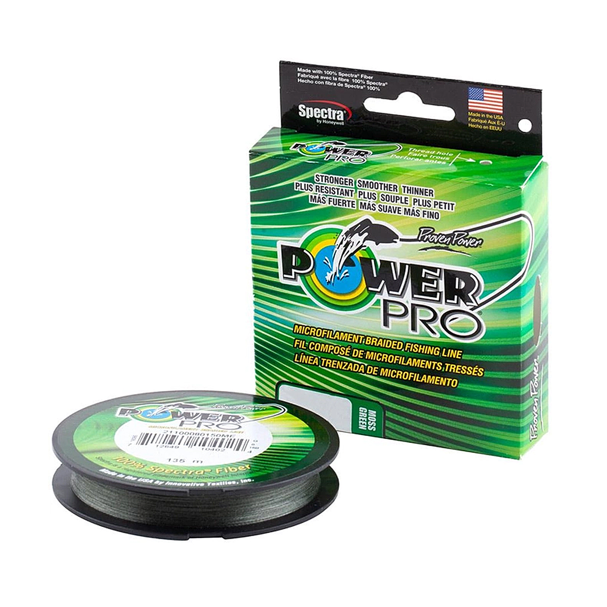 Шнур Power Pro 135m 0.13mm 18lb/8.0kg Moss Green