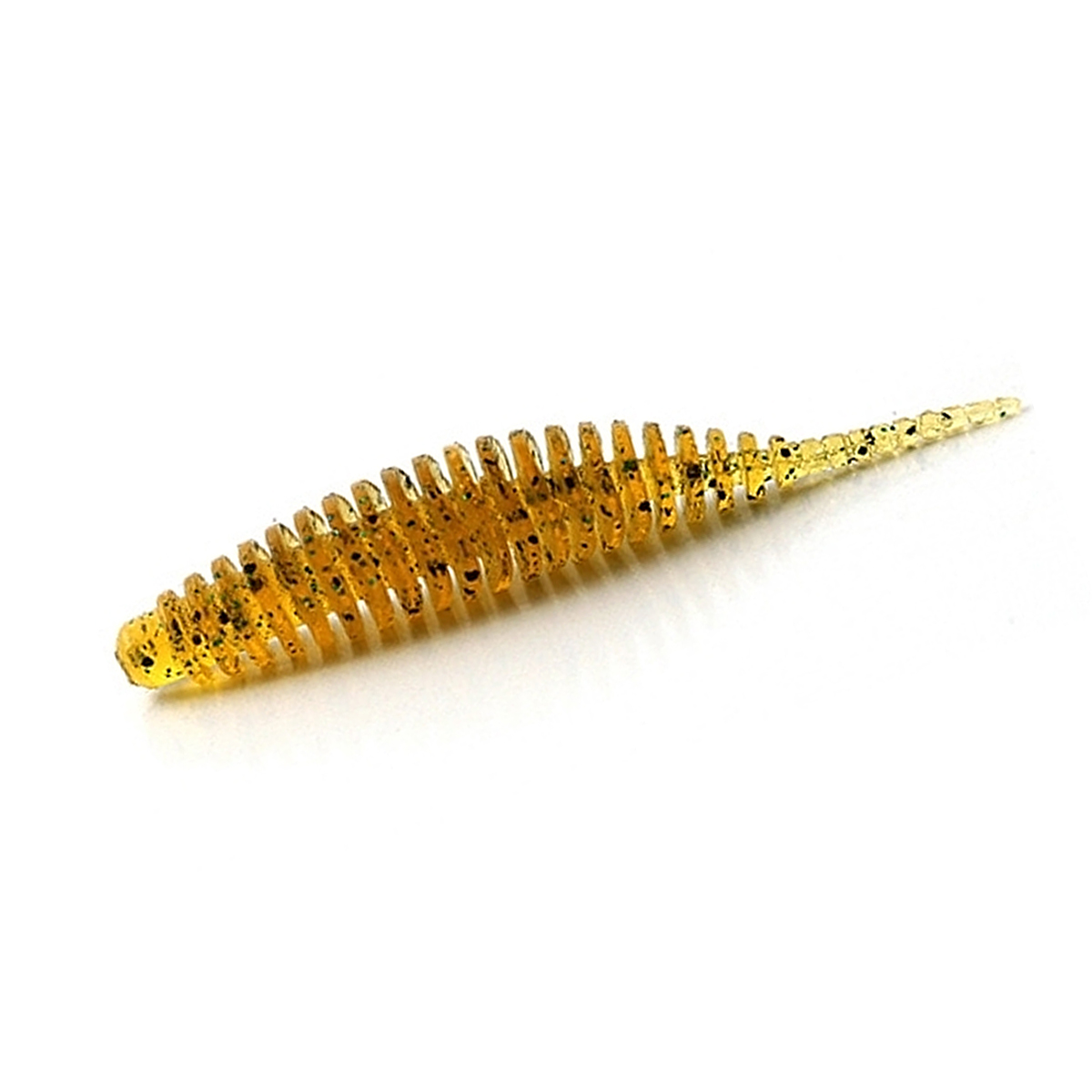 Силікон FishUp Tanta 3" 6pc #036 Caramel/Green & Black