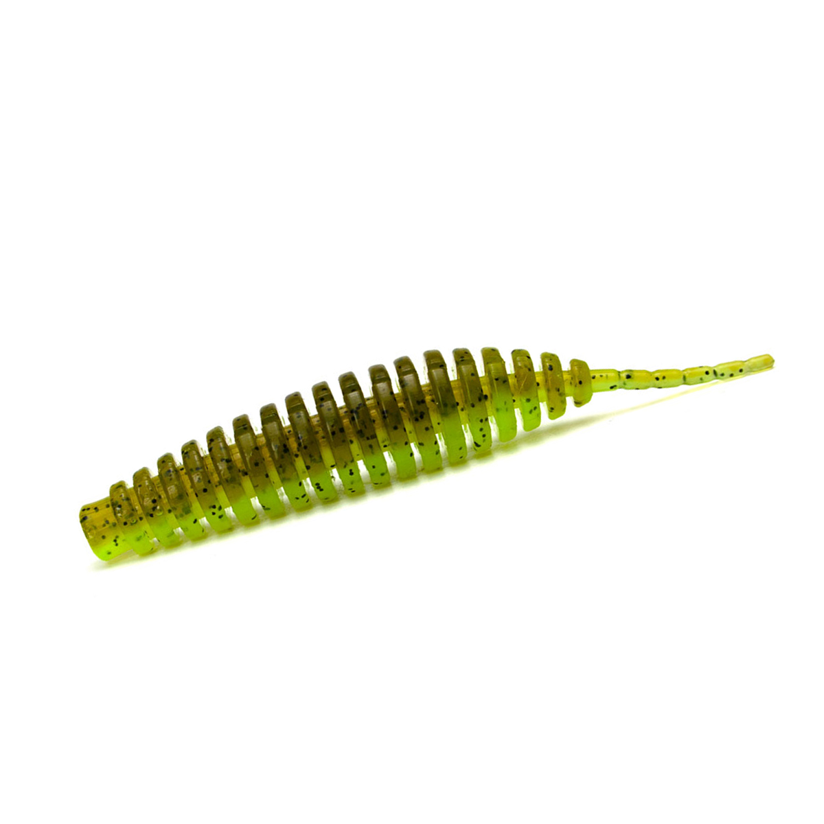 Силікон FishUp Tanta 3" 6pc #204 Green Pumpkin/Chartreuse