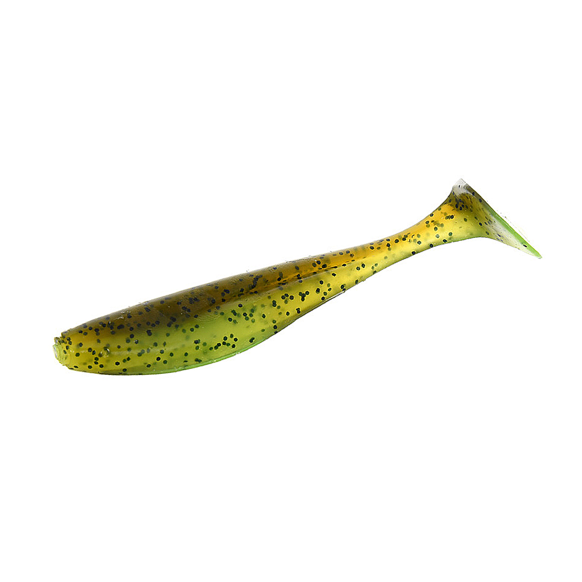 Силікон FishUp Wizzle Shad 2" 10pc #204 Green Pumpkin/Chartreuse