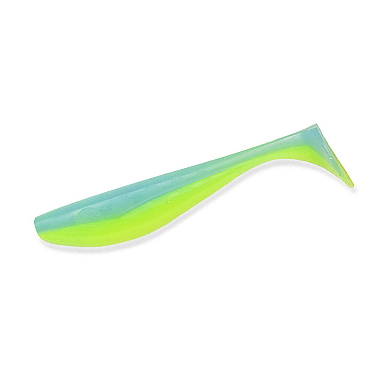 Силікон FishUp Wizzle Shad 2" 10pc #206 Sky/Chartreuse